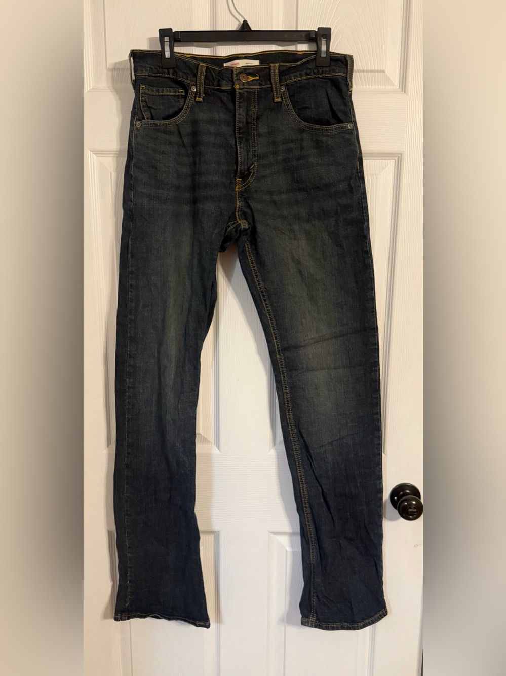 Levi’s Strauss Signature Blue Jeans Dark Wash 32x34 Mens